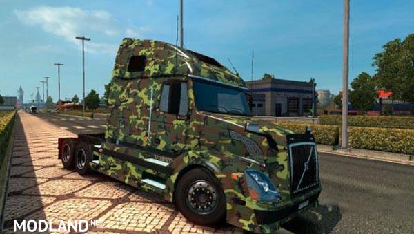 Volvo VNL 670 Army Skin