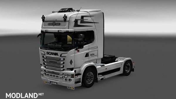 White Scania RS Skin