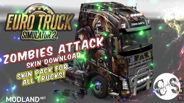 Zombies Attack Skin Pack for All Trucks