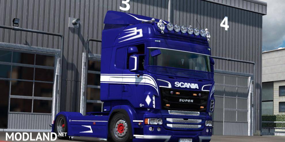 MPT style paintable skin for Scania RJL - ETS 2