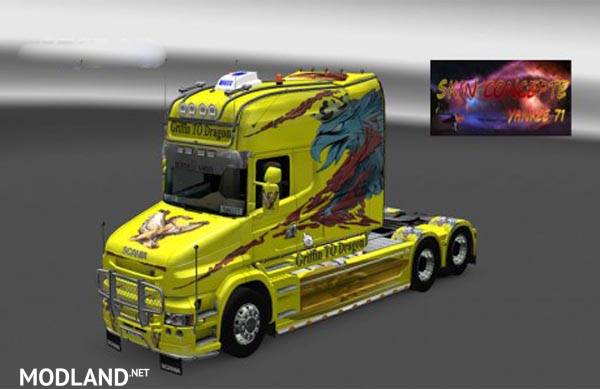 Scania T griffin to dragon skin