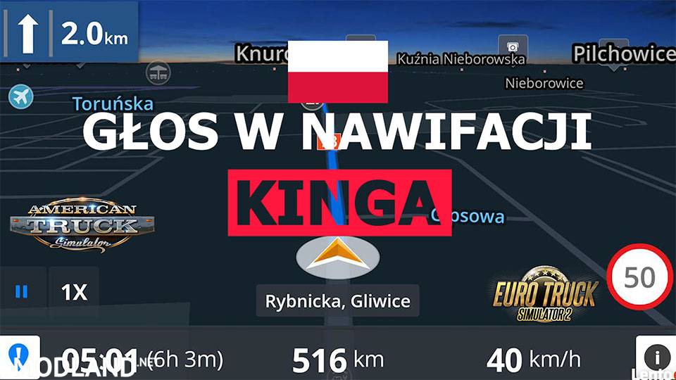 Polish Voice For Navigation Kinga