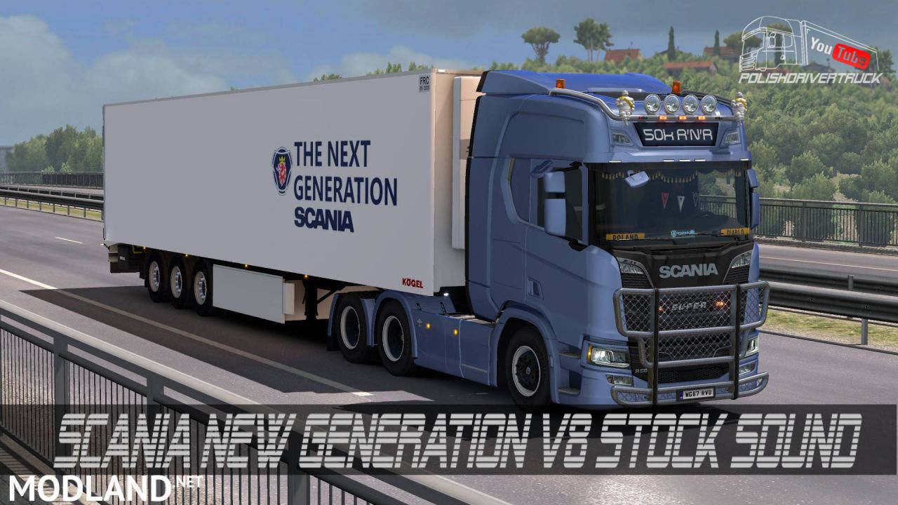 New Scania R & S series V8 stock sound