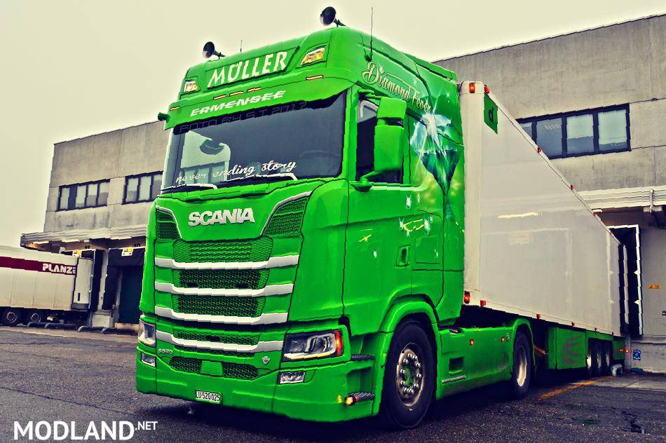 Scania V8 Euro 6 Stock Sound v9.0 FMOD Conversion