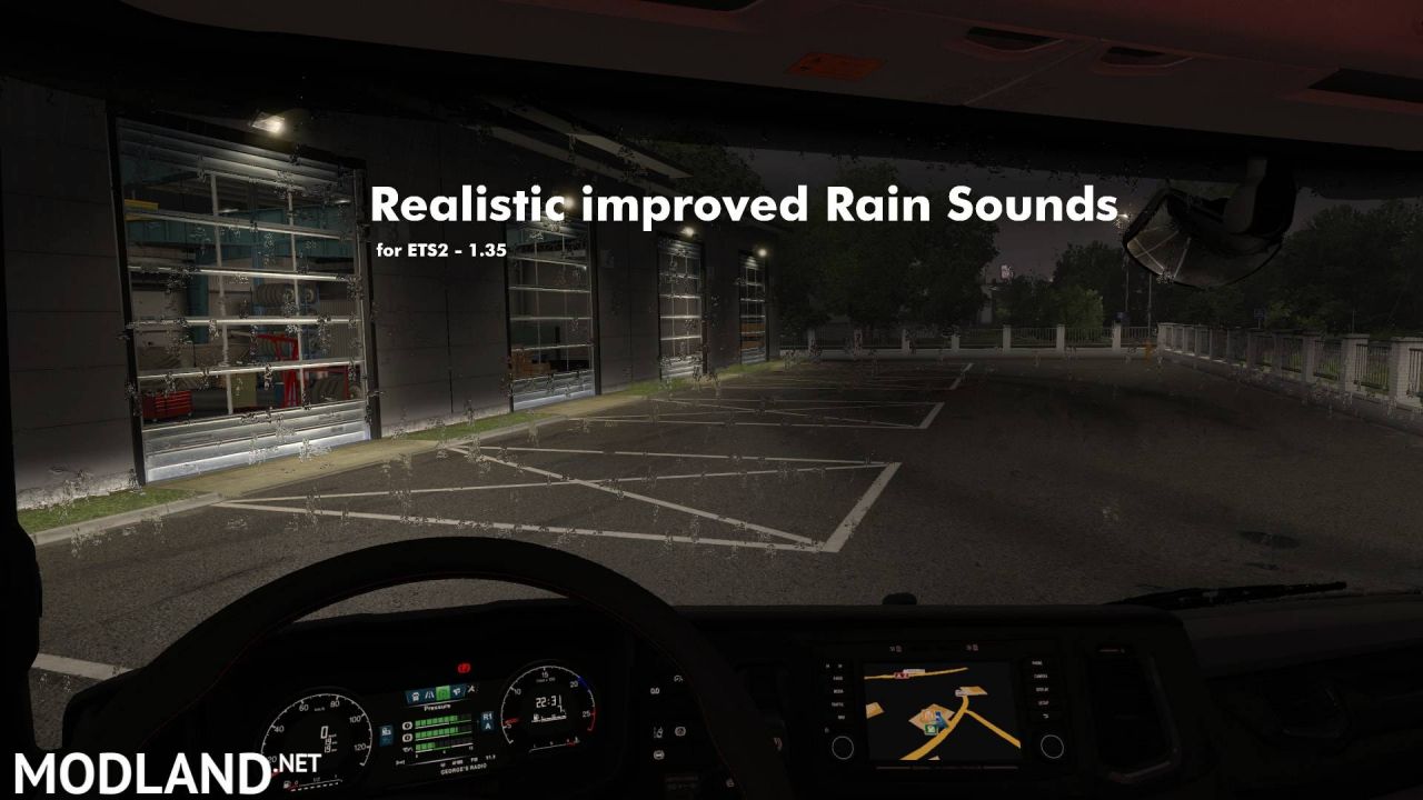 Realistic Improved Rain Sounds - ETS2 1.35