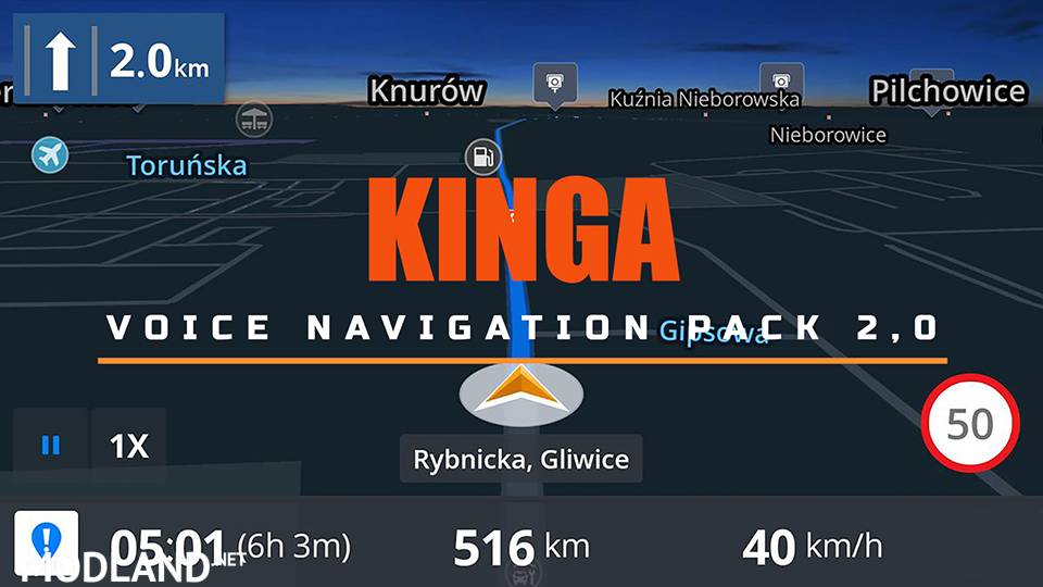 Kinga Voice Navigation Pack 2,0