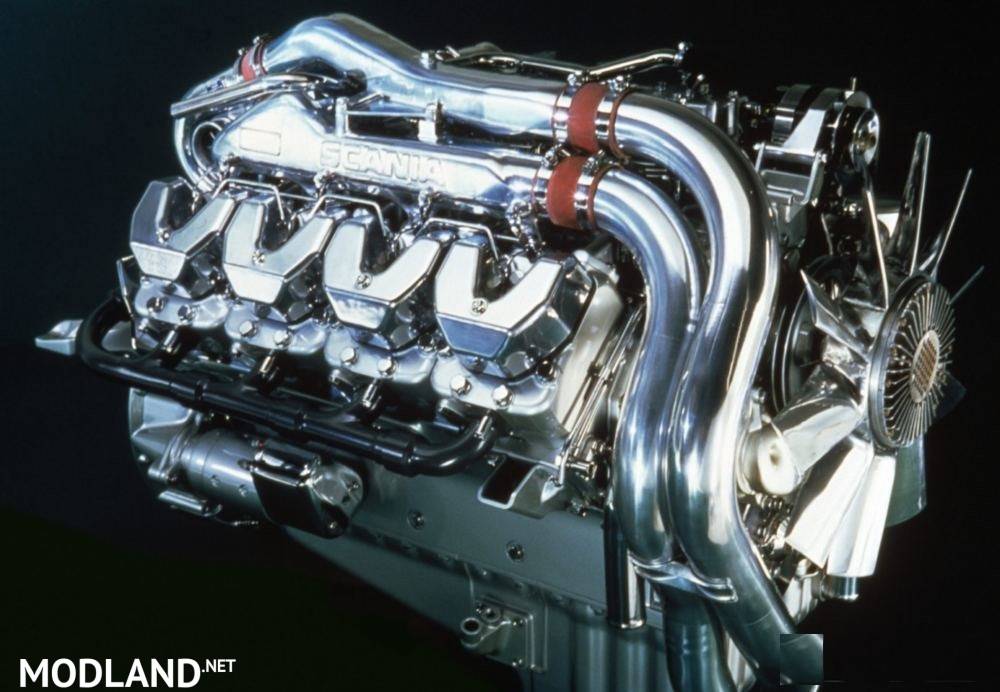 Scania V8 Open Pipe Next Stage Final by adi2003de (lower and slower Version 2020)