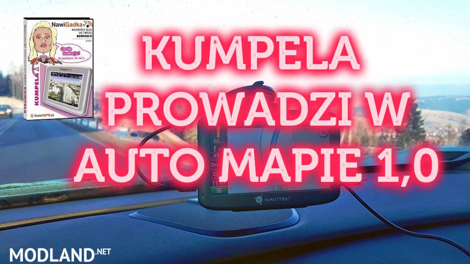 POLISH VOICE KUMPELA PROWADZI W AUTO MAPIE 1.0 