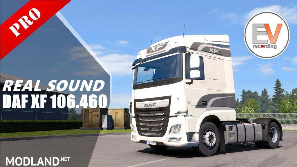 Real Sound DAF XF 106 460 MX 13 340 Engine voice records