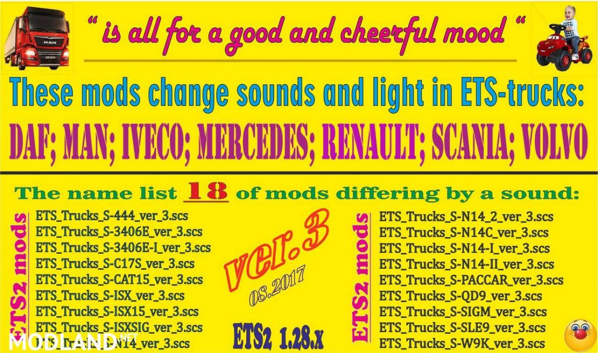 sounds for trucks ETS
