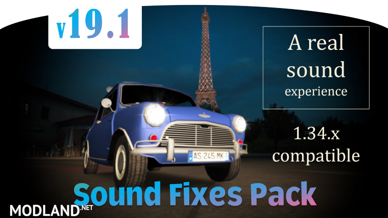 Sound Fixes Pack v19.1 ETS2 1.34
