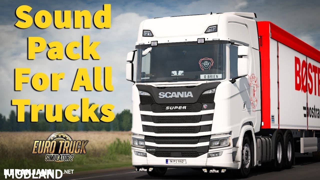 Sound pack for all trucks 1.36 Update