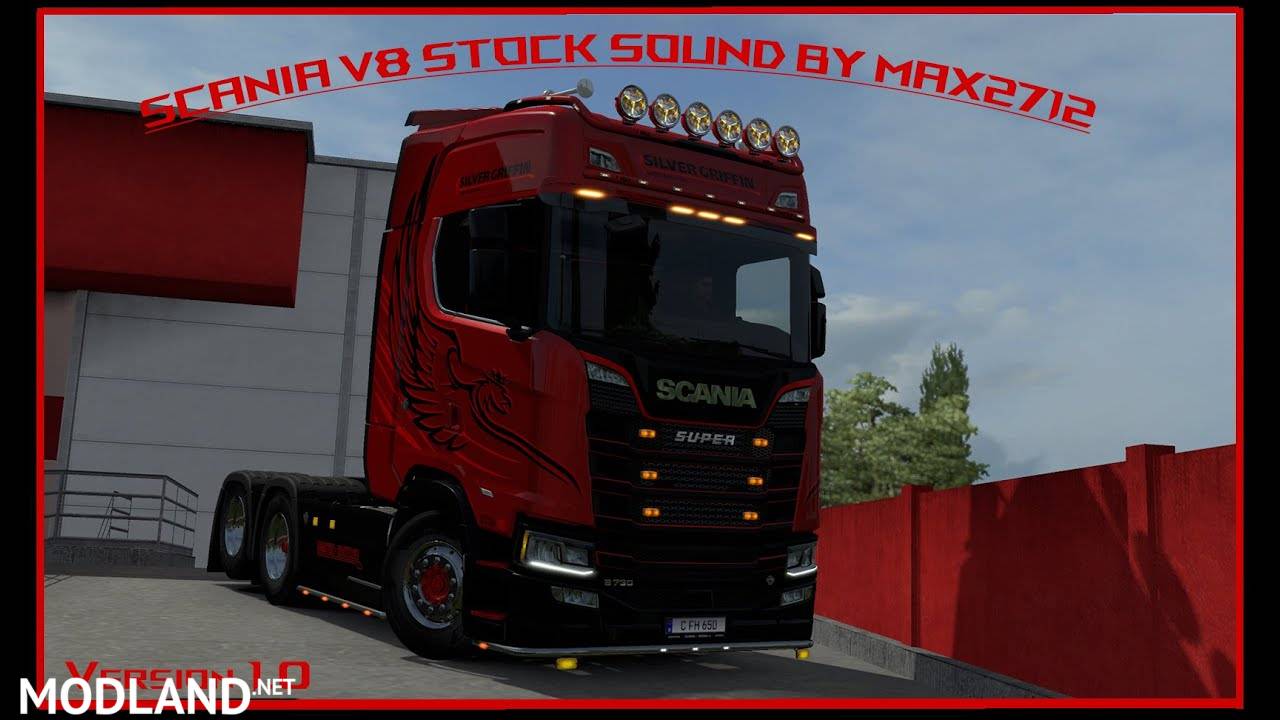 improvements and rework Scania 2016 V8 stock sound