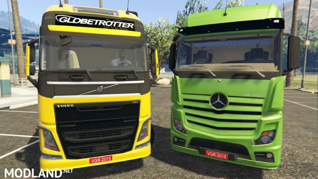 MB Actros MPIV and Volvo FH Series Reworked Stock Sound