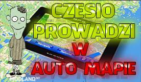 CZESIO PROWADZI W AUTO MAPIE 1.0