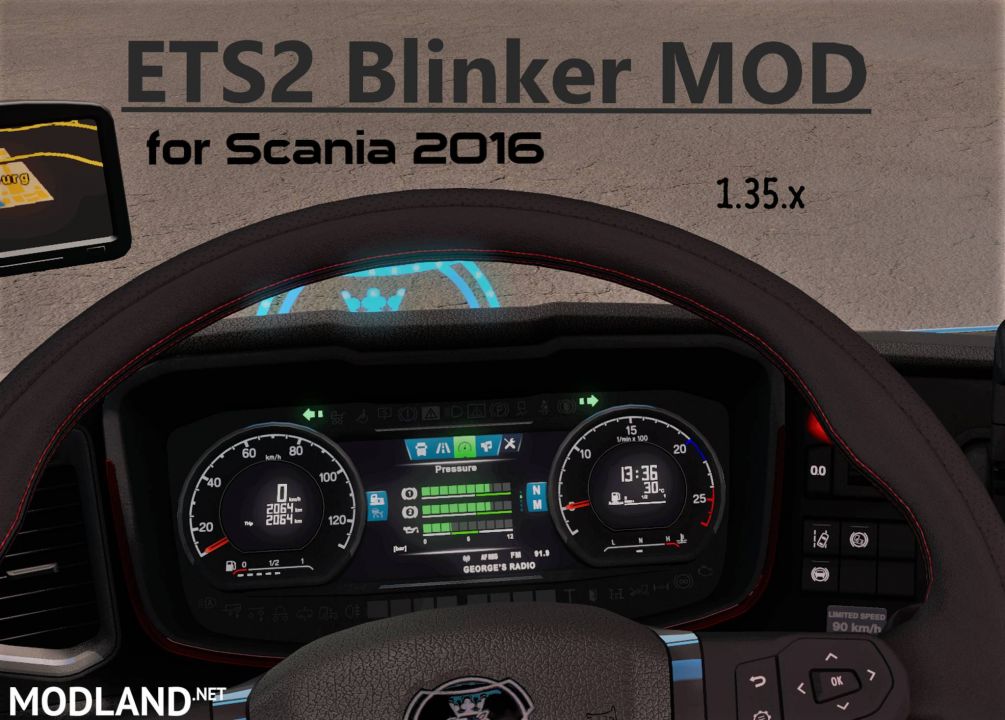 Realistic Indicator (Blinker) Mod ETS2 1.35