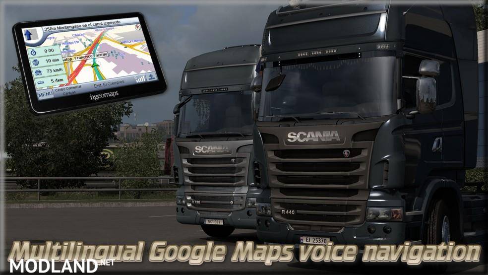 Multilingual Google Maps voice navigation 1.35.x