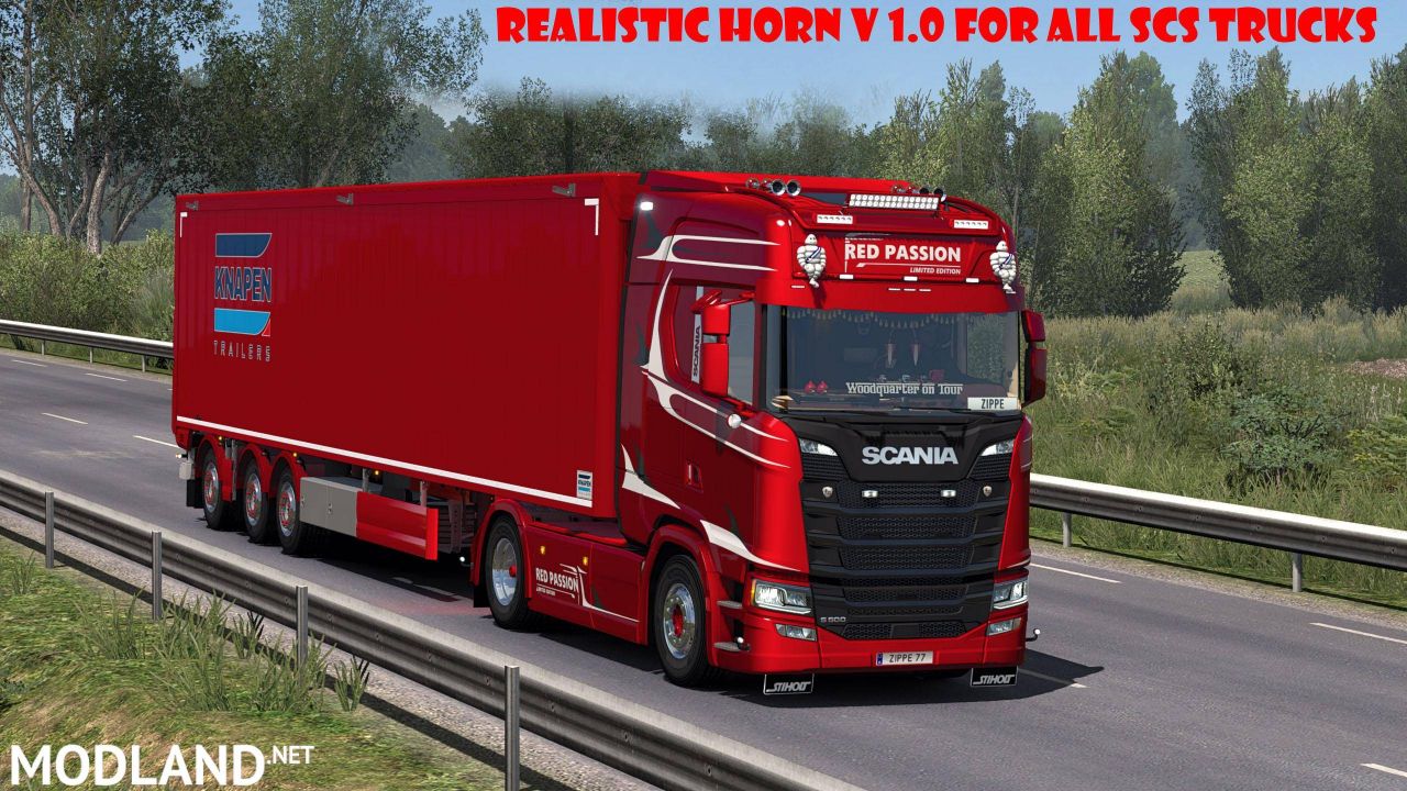 Realistic Horn v 1.0 For All SCS Trucks