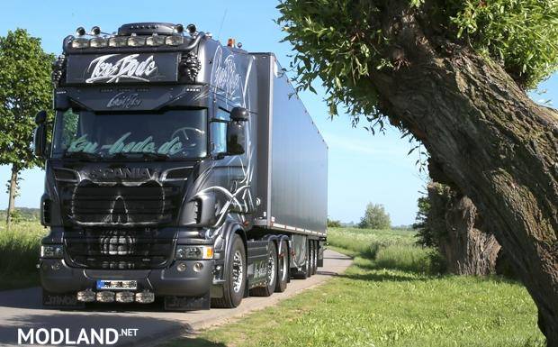 Scania Ghost V8 Open Pipe Sound