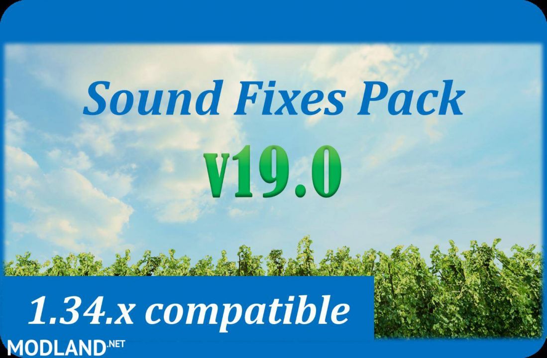 Sound Fixes Pack v 19.0O â€“ ATS for V1.34.x