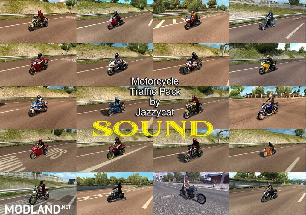 Sound for motorcycle pack