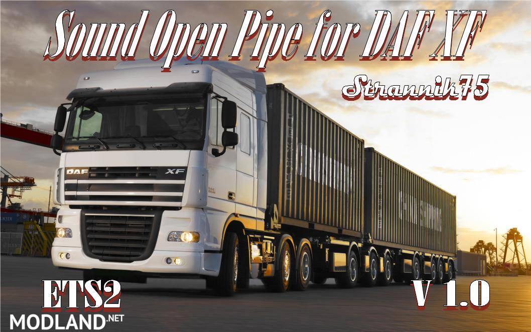 Sound Open Pipe for DAF XF