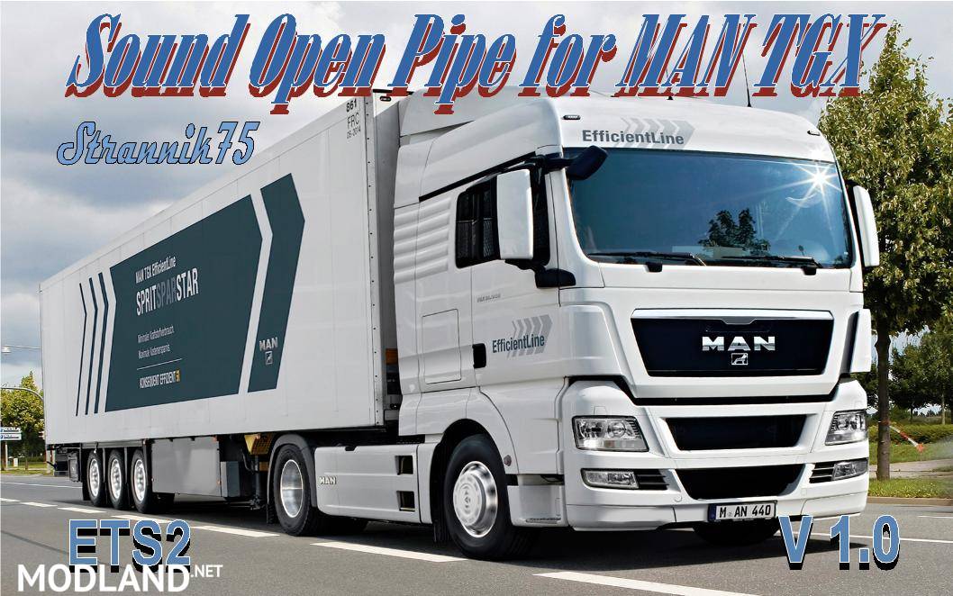 Sound Open Pipe for MAN TGX