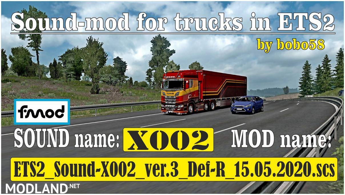 Truck Sound-X002 in ets2 1.37.x