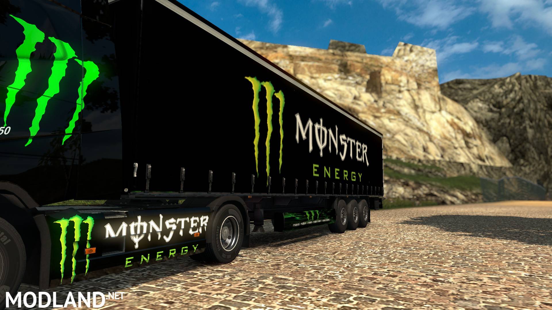 Monster Energy Truck and Trailer 