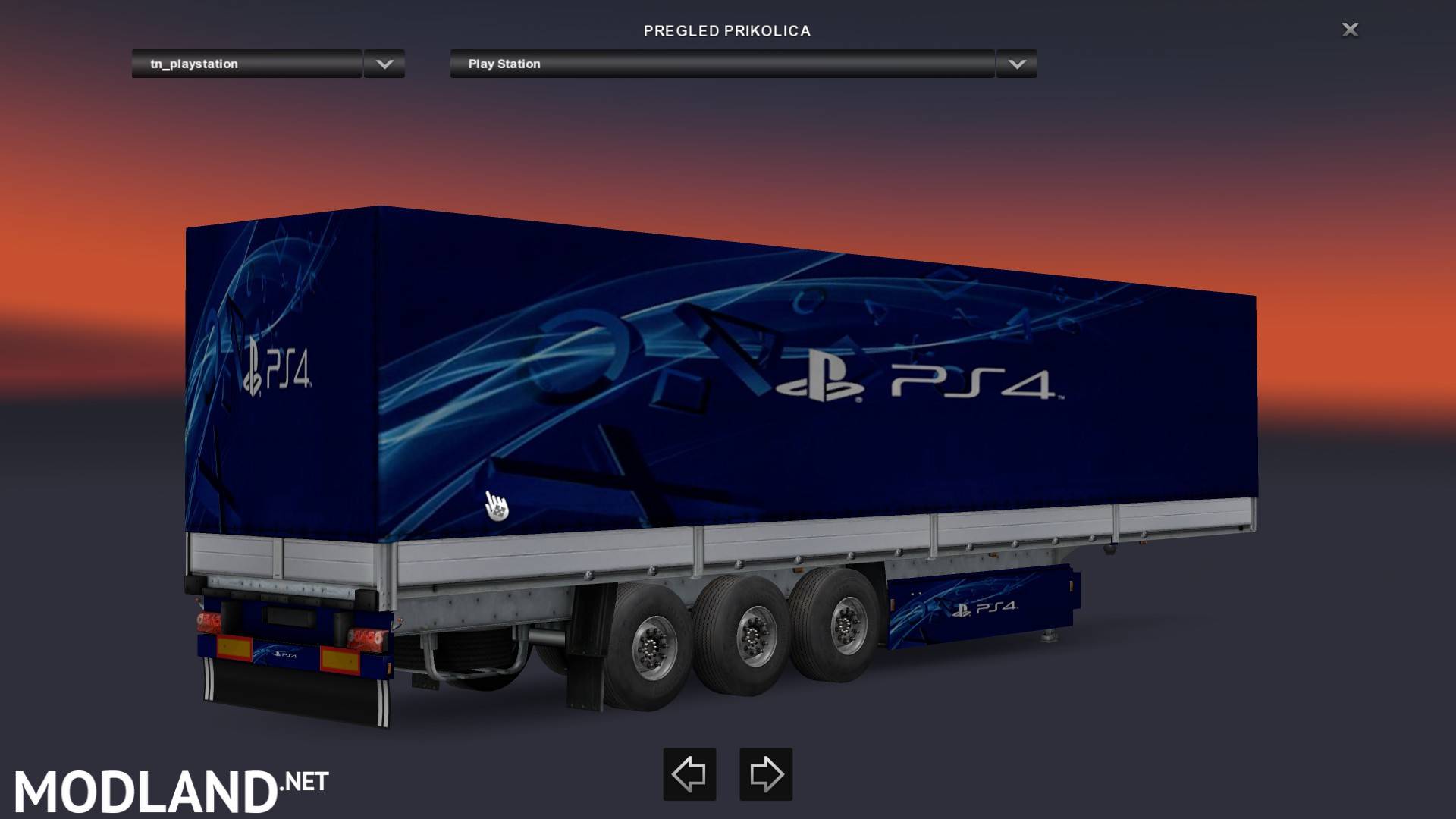 Sony PlayStation PS4 Trailer - ETS 2