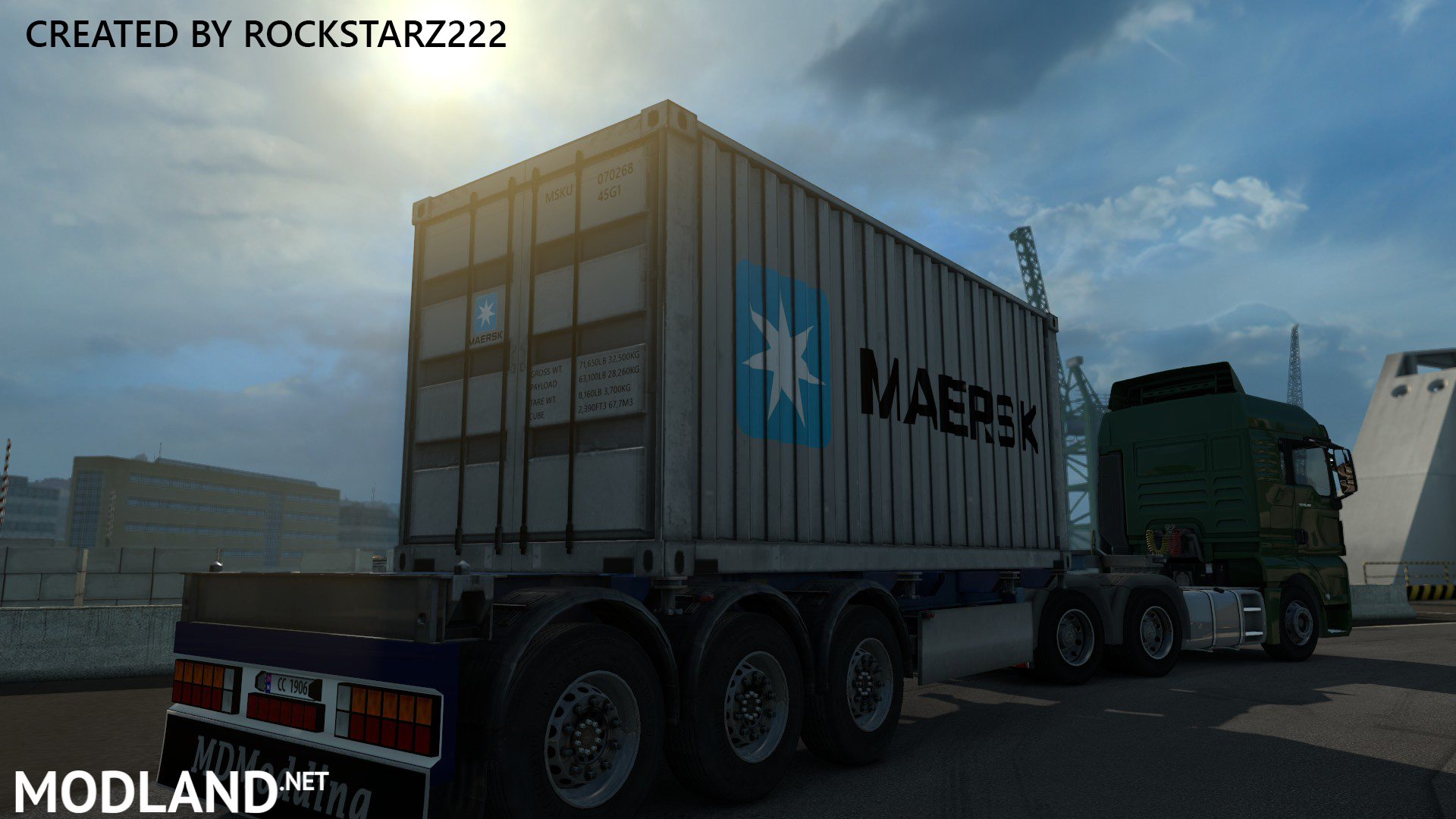 Maersk container trailer v1.31 - ETS 2