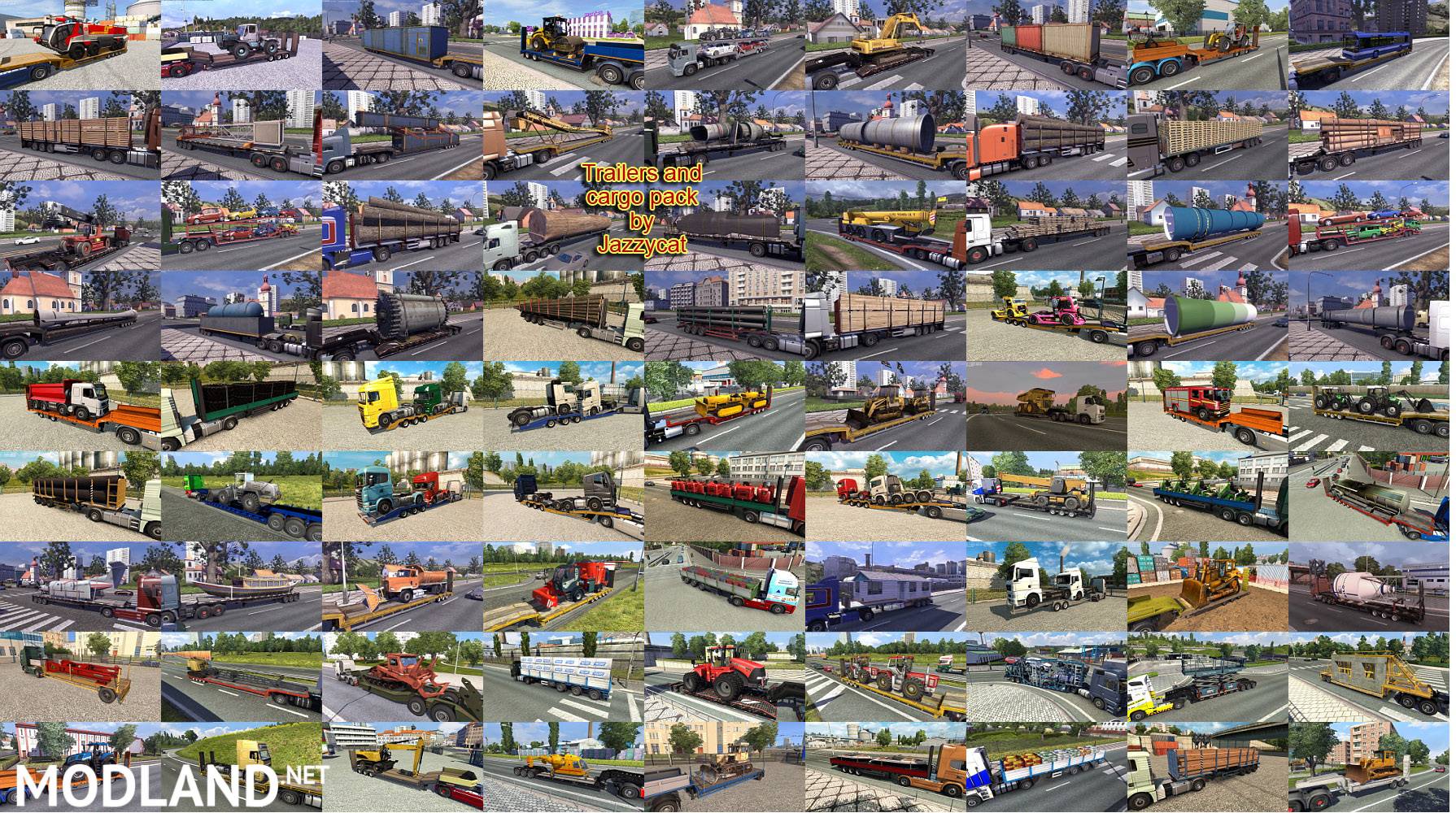 Trailers And Cargo Pack By Jazzycat V 4.0 - ETS 2