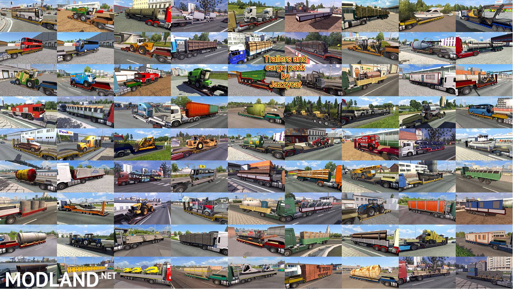 Trailers and Cargo Pack by Jazzycat v 4.0 - ETS 2