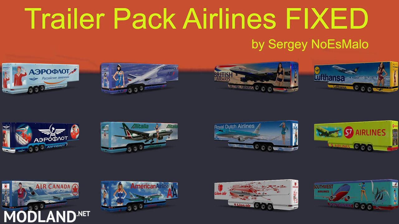 AERODYNAMIC AIRLINES TRAILER PACK FIXED!