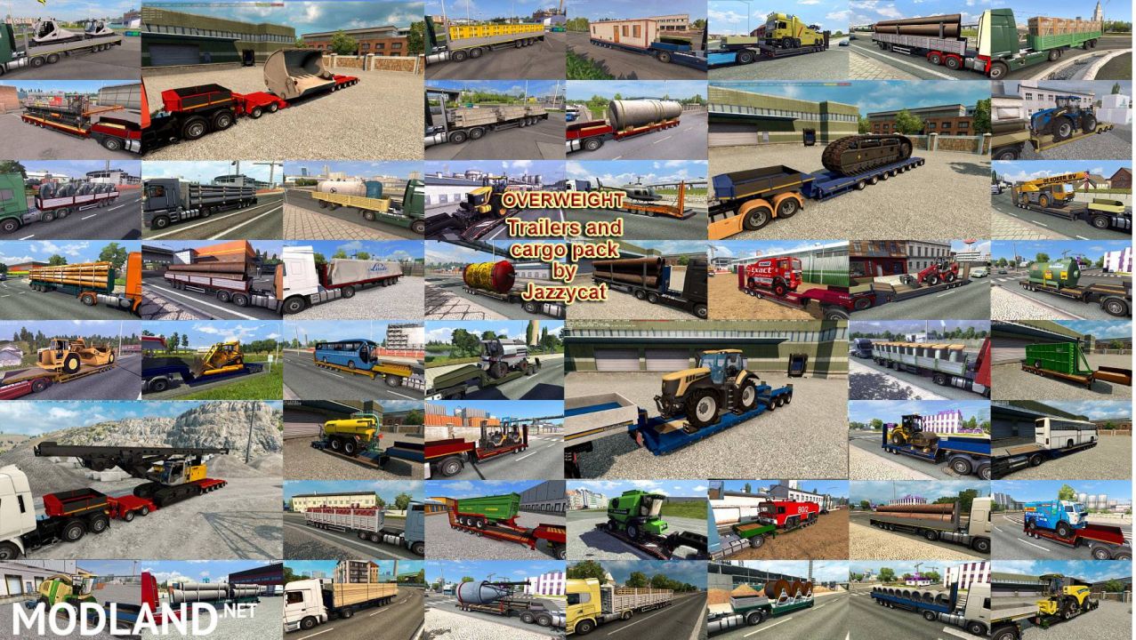 Overweight Trailers and Cargo Pack by Jazzycat
