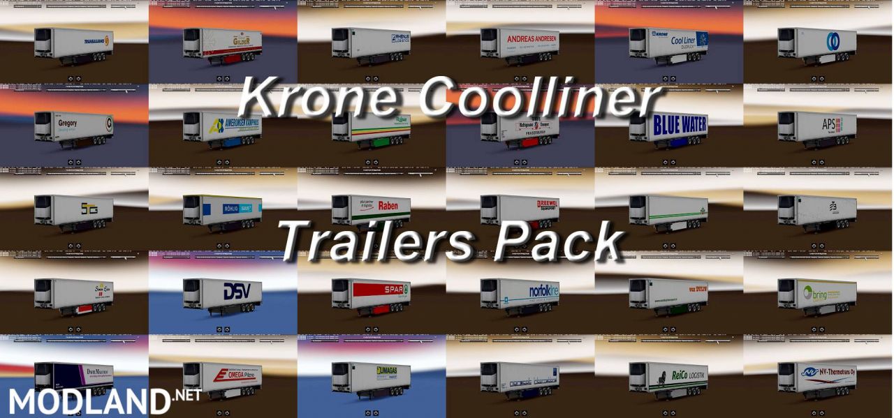 Trailers pack Krone Coolliner