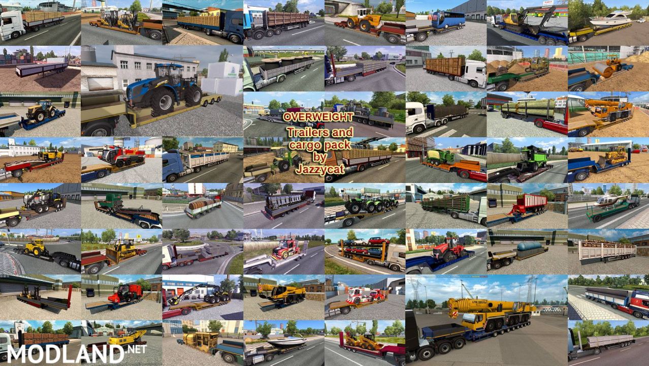 Overweight Trailers and Cargo Pack by Jazzycat