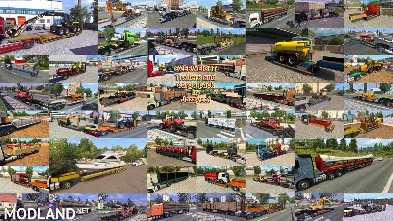 Overweight Trailers and Cargo Pack by Jazzycat