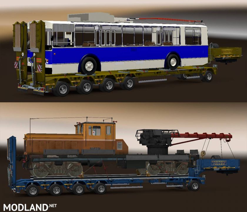 Pack trailers Heavy cargo for the map "Russian open spaces"