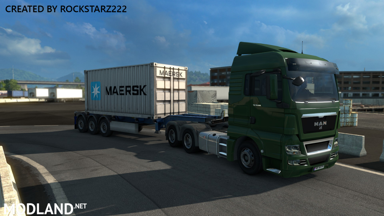 Maersk container trailer
