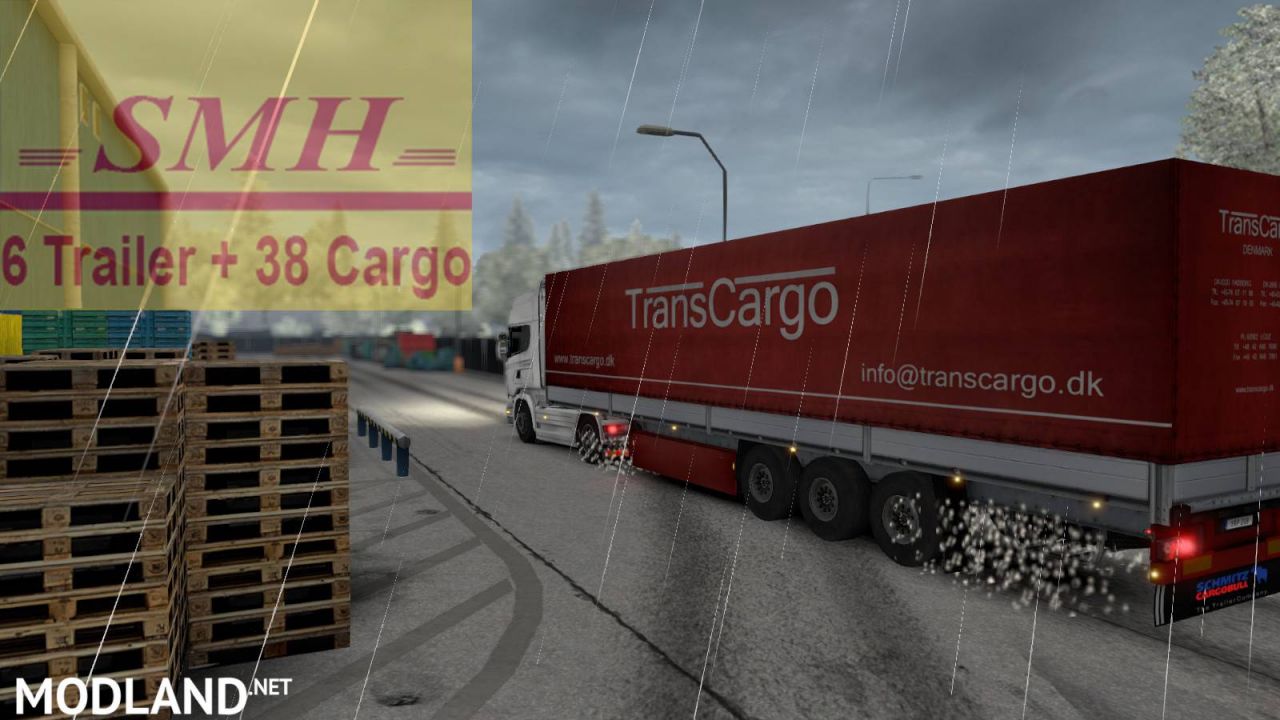 6 Realistic Trailer + 38 Cargo