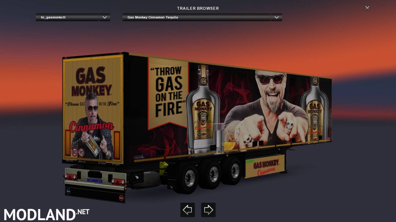 Gas Monkey Cinnamon Tequila Trailer