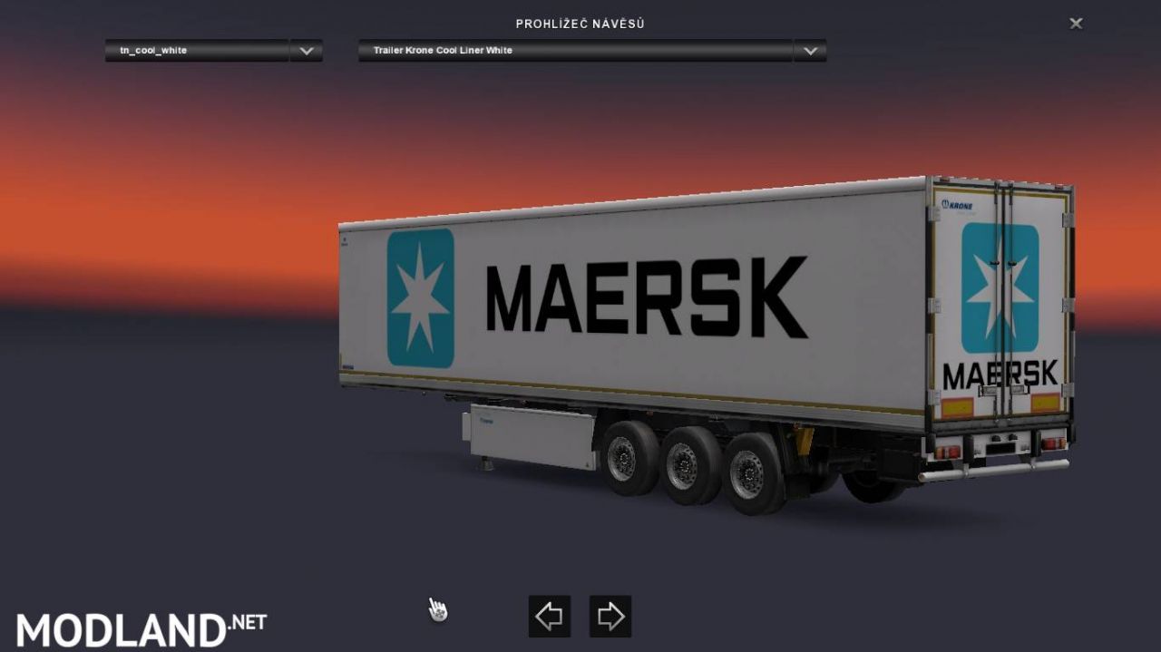Trailer Krone Maersk