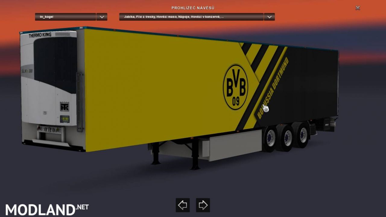 Kogel Trailer BVB 09 Borrusia Dortmund