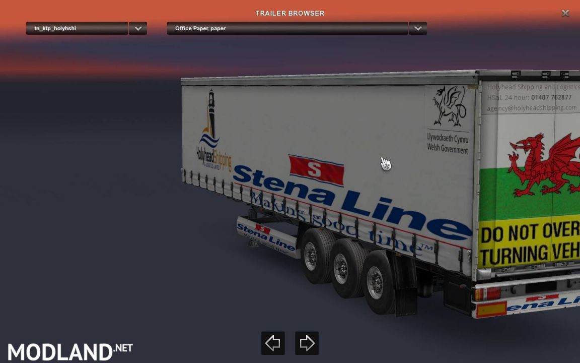Holyhead Shipping Logistics Co trailer