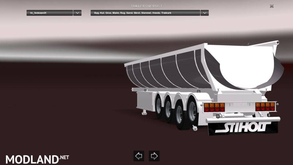 Asfalt trailer