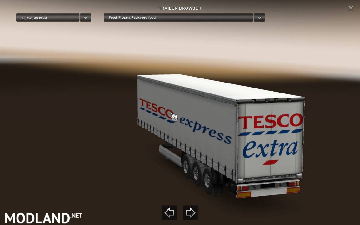 Tesco Extra trailer