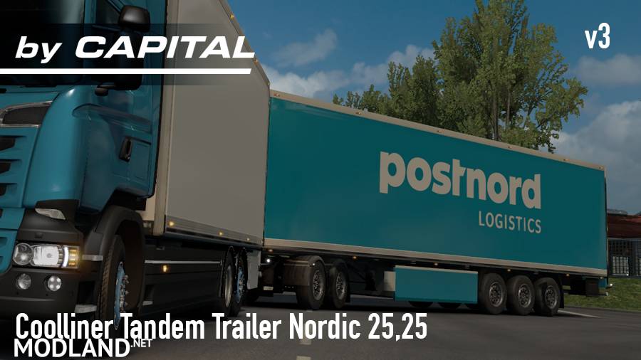 Tandem Nordic Trailer 25,25 ByCapital