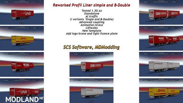 Reworked Profi Liner Simple and B-Double