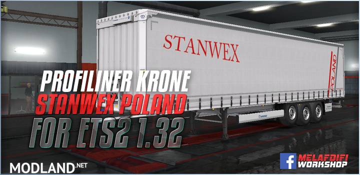 Trailer Krone Stanwex Poland FURKA For ETS2 1.32